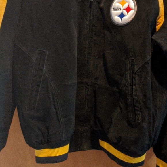 Pittsburgh Steelers leather coat (Large) - Picture 4 of 8